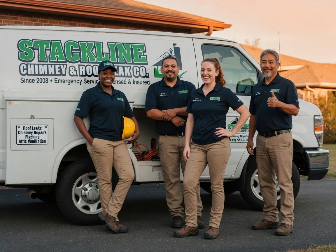 Chimney flashing repair company in Somerset, CA